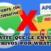 que ya no le envien archivos por whatsapp