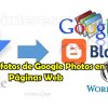 Insertar fotos de Google Photos en páginas web