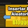 Post aleatorio en Blogger